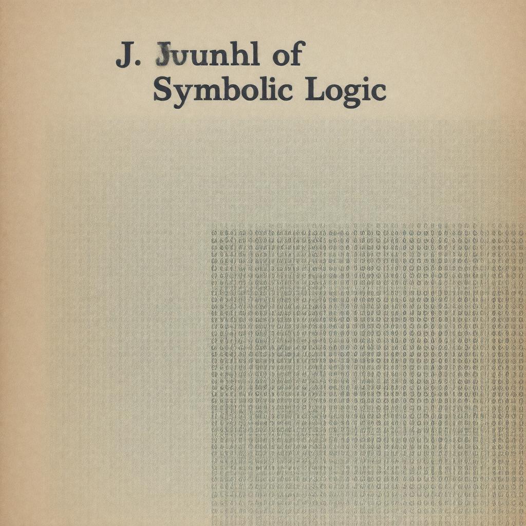 Journal of Symbolic Logic
